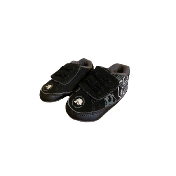 Etnies “Metal Mulisha” Black Shoes - Baby Size 2 - Picture 1 of 6